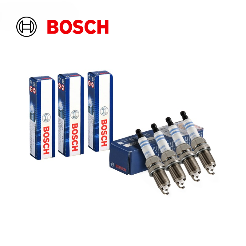Bosch Spark Plug Iridium - 4pcs Bosch Double Iridium Spark Plugs