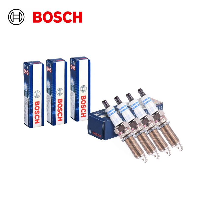Bosch Spark Plug Iridium - 4pcs Bosch Double Iridium Spark Plugs
