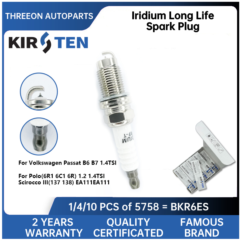 Bosch Spark Plug Iridium - KIRSTEN Iridium Spark Plug for Volkswagen