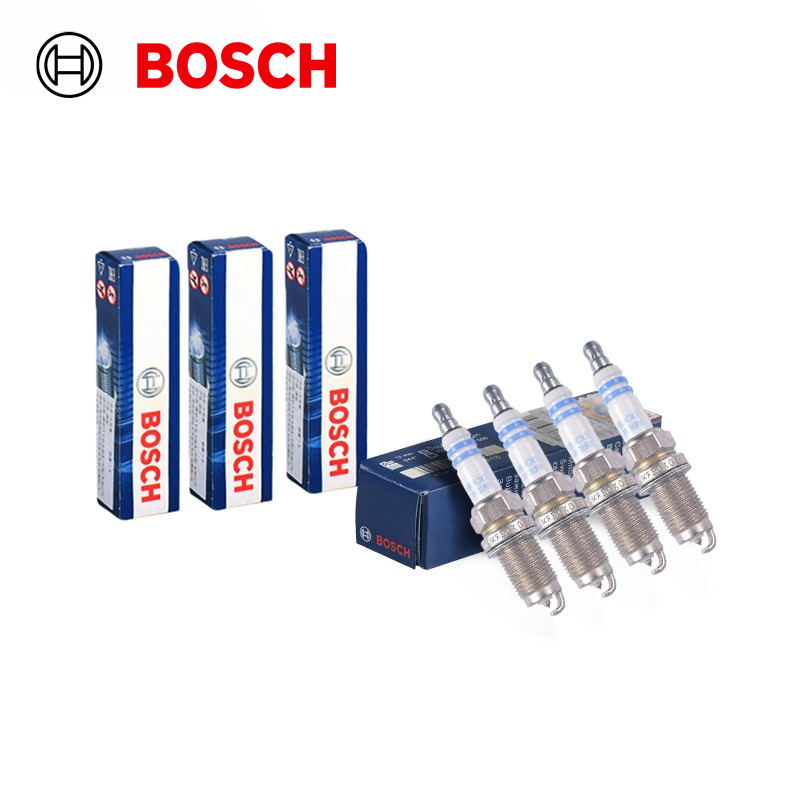 Bosch Spark Plug Iridium - 4pcs Bosch Double Iridium Spark Plugs
