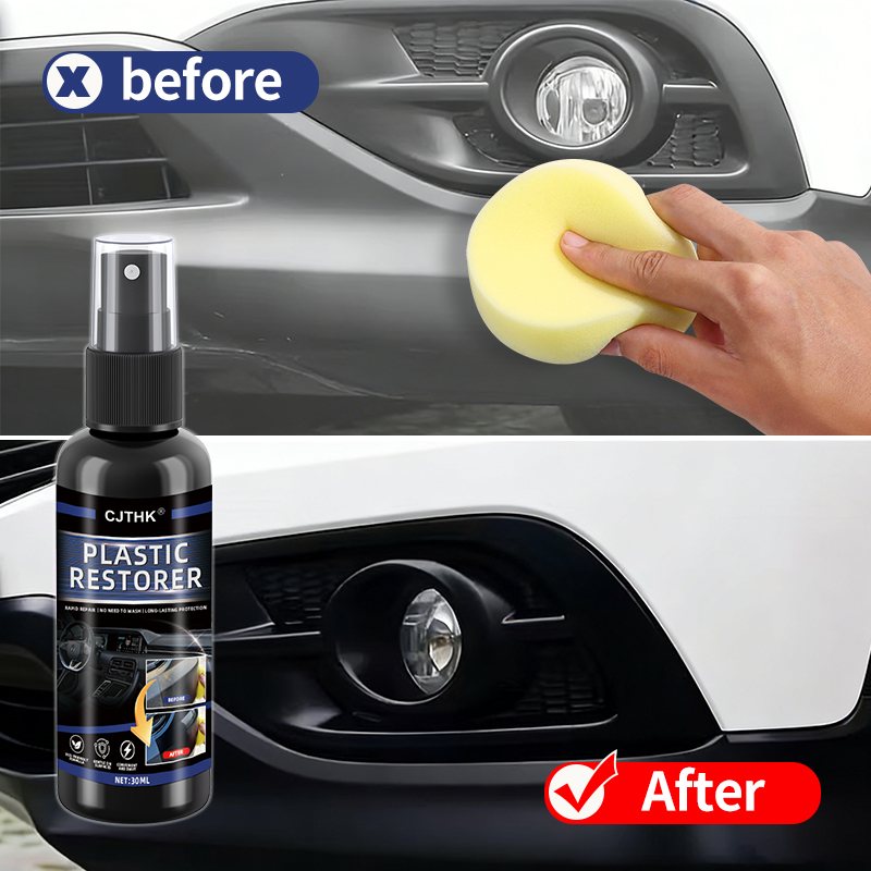 Car Plastic Restorer Back To B - Leather Cleaner Interior ulasan dan harga